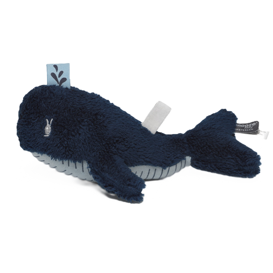 Soft Toy Wally Whale Midnight Blue