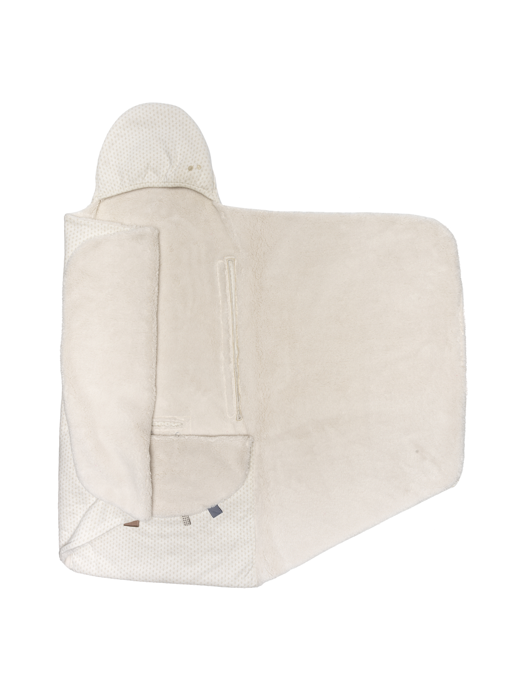 ORGANIC Wrap Blanket Trendy Wrapping (90x110cm) Stone Beige