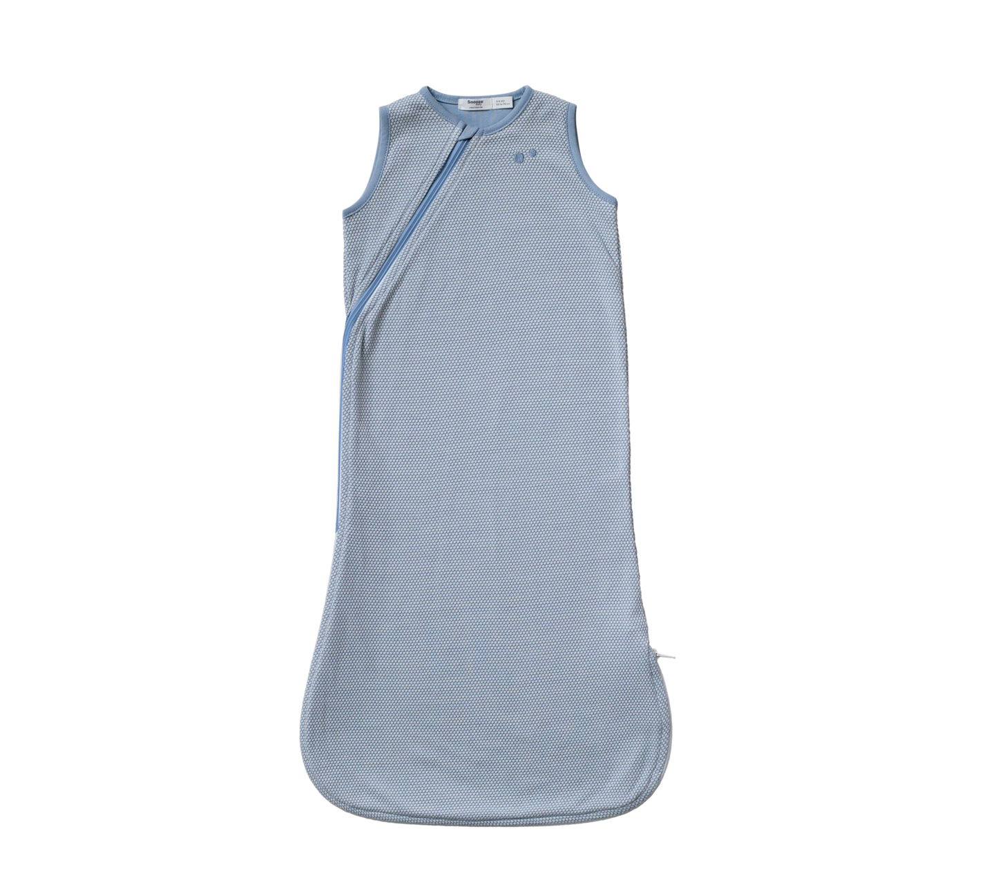 GOTS Sleepsuit Sleeveless 3-9 TOG 1.0 Fresh Blue