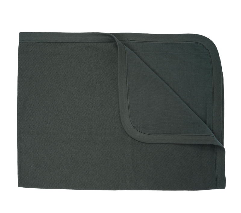 ORGANIC Blankets Dark Green