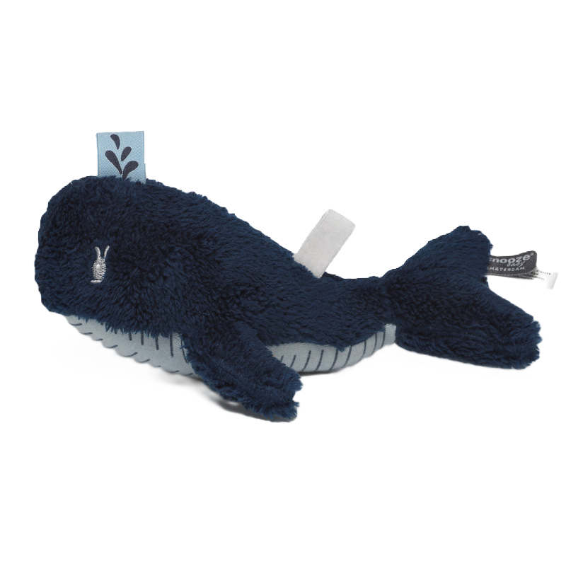 Soft Toy Wally Whale Midnight Blue
