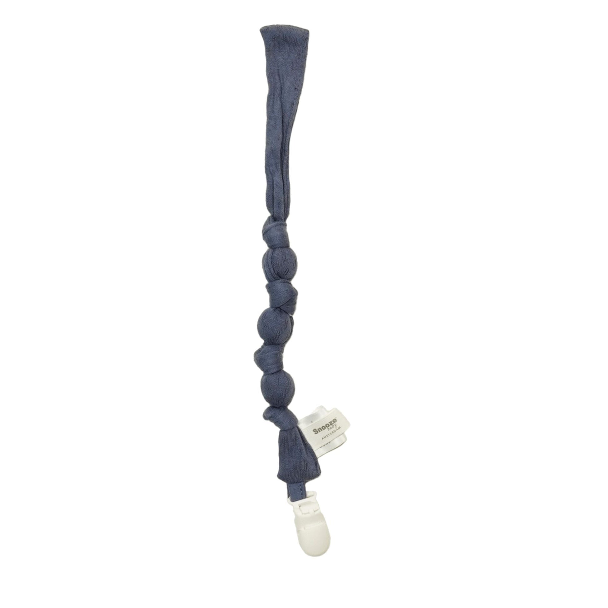 Pacifier Cord Baby Organic Blue Nights - Pacifier Cords