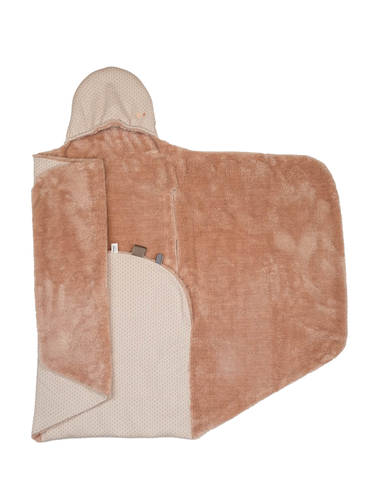 ORGANIC Wrap Blanket Trendy Wrapping (90x110cm) Milky Rust