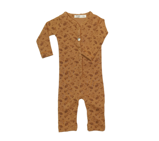 GOTS baby suit Toffee