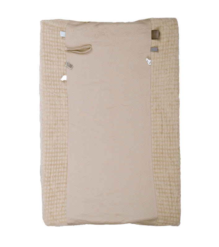 ORGANIC Changing Mat Cover Happy Dressing (45 x 70 cm) Desert Sand