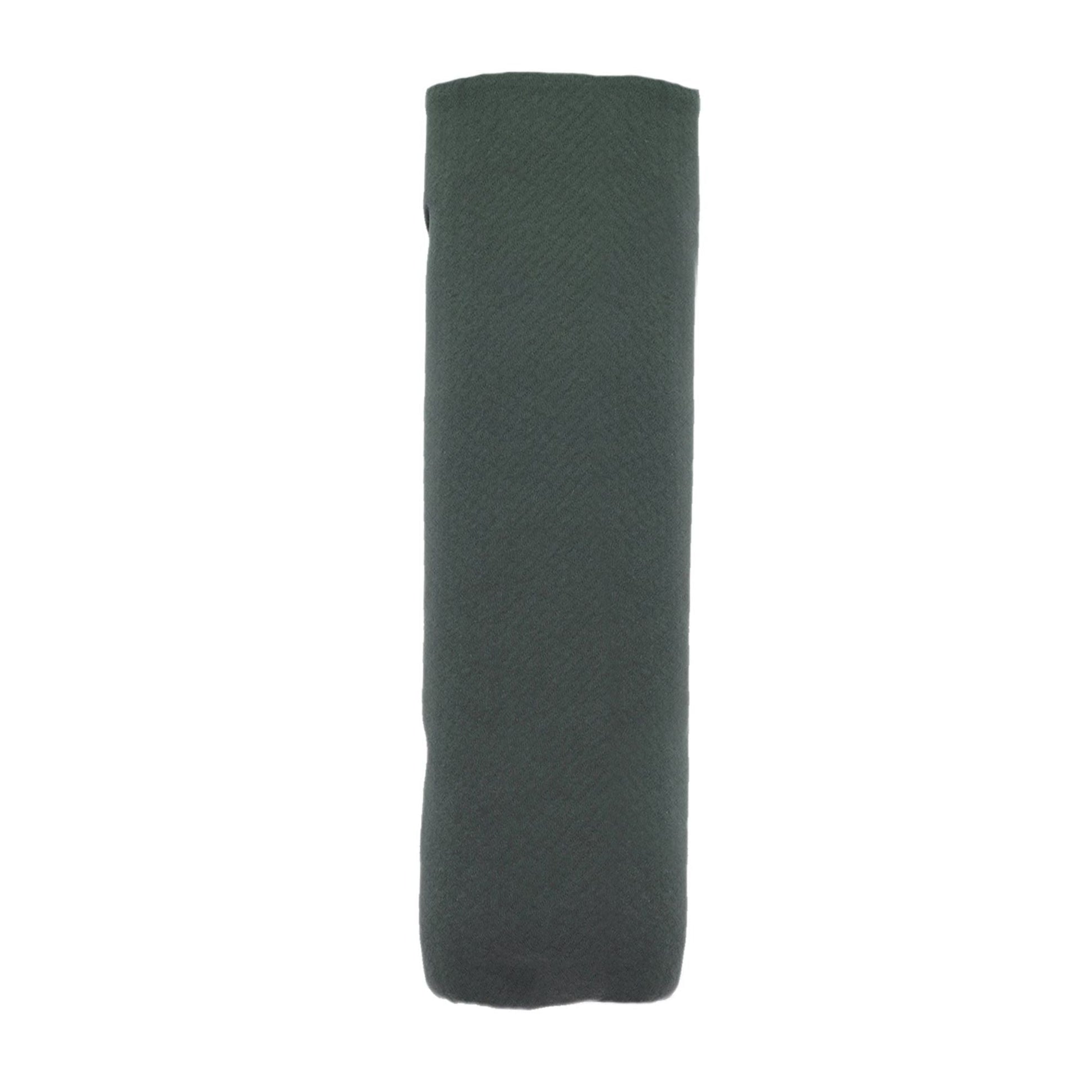 Swaddle Blanket XL Baby Flannel 120x120 cm Bio Dark Green_Wickeldecken_Snoozebaby