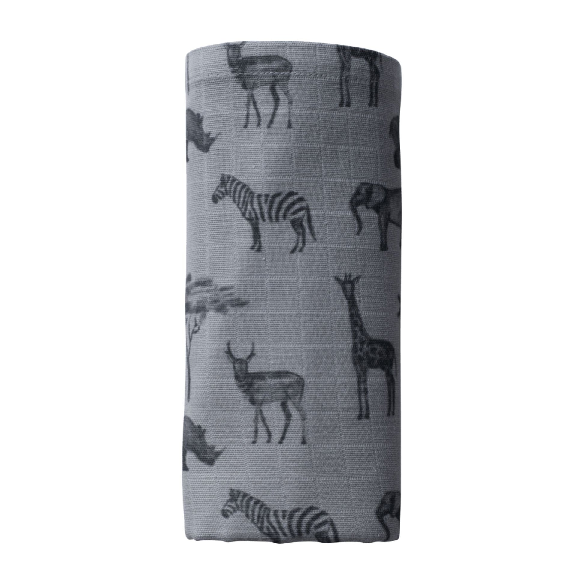 Swaddle Hydrophilic Cloth Baby 80x80 cm Bio Storm Grey - Swaddles