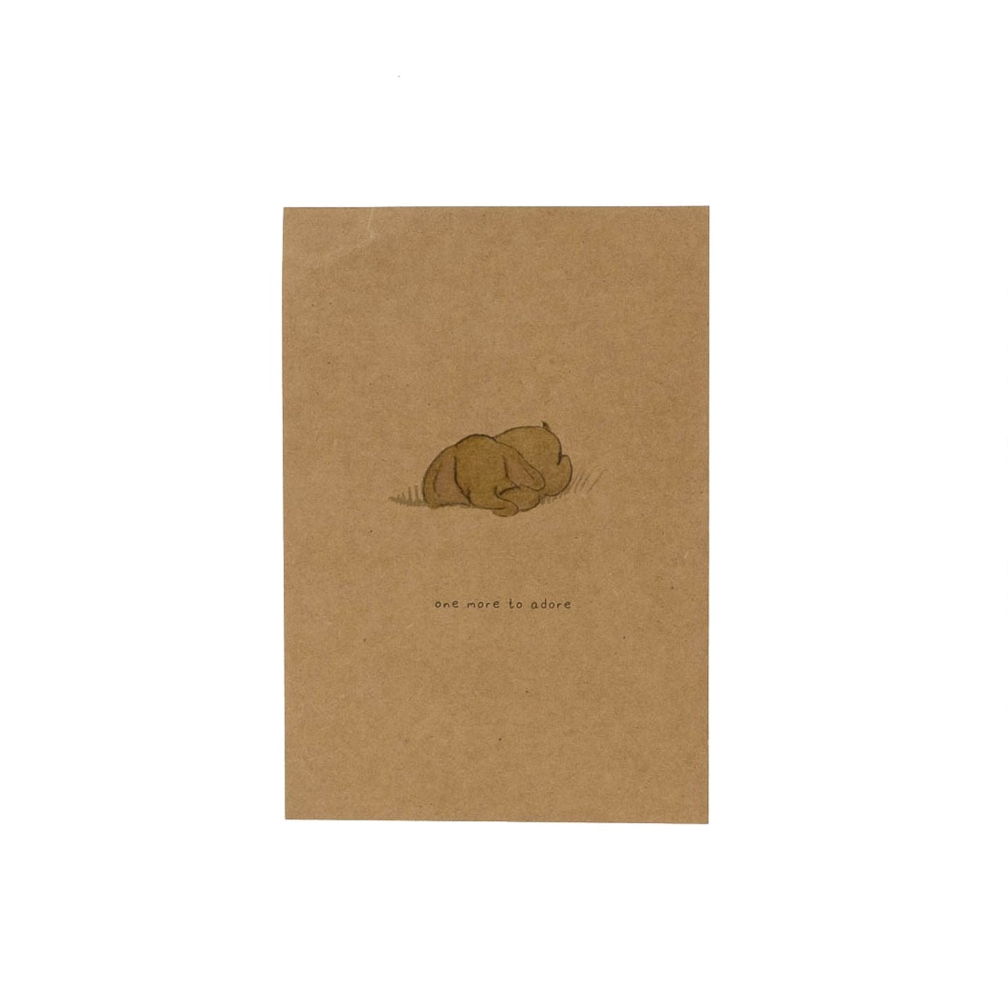 Cadeau de naissance Doudou et carte postale Milky Rust Rose_Cadeaux de naissance_Snoozebaby