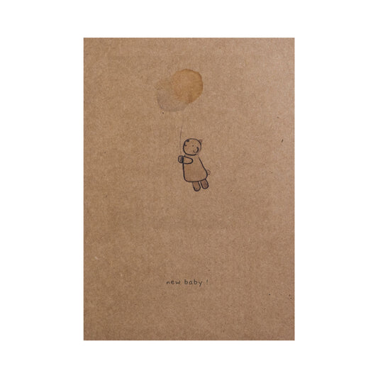 Doudou et carte postale Storm Grey_Cadeaux de naissance_Snoozebaby