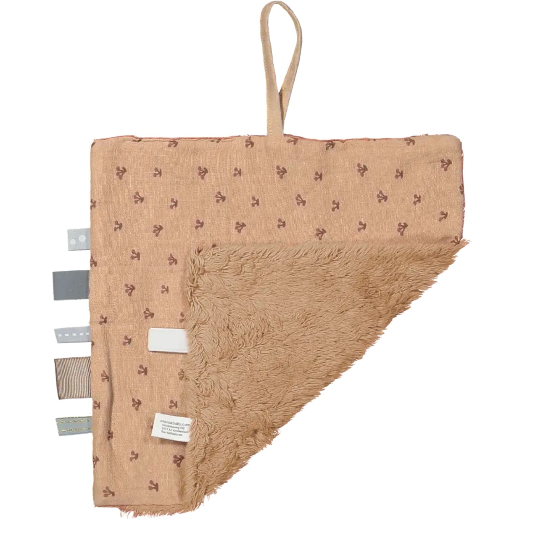 Drap de bain bébé bio Cherry Pink_Drap de bain_Snoozebaby