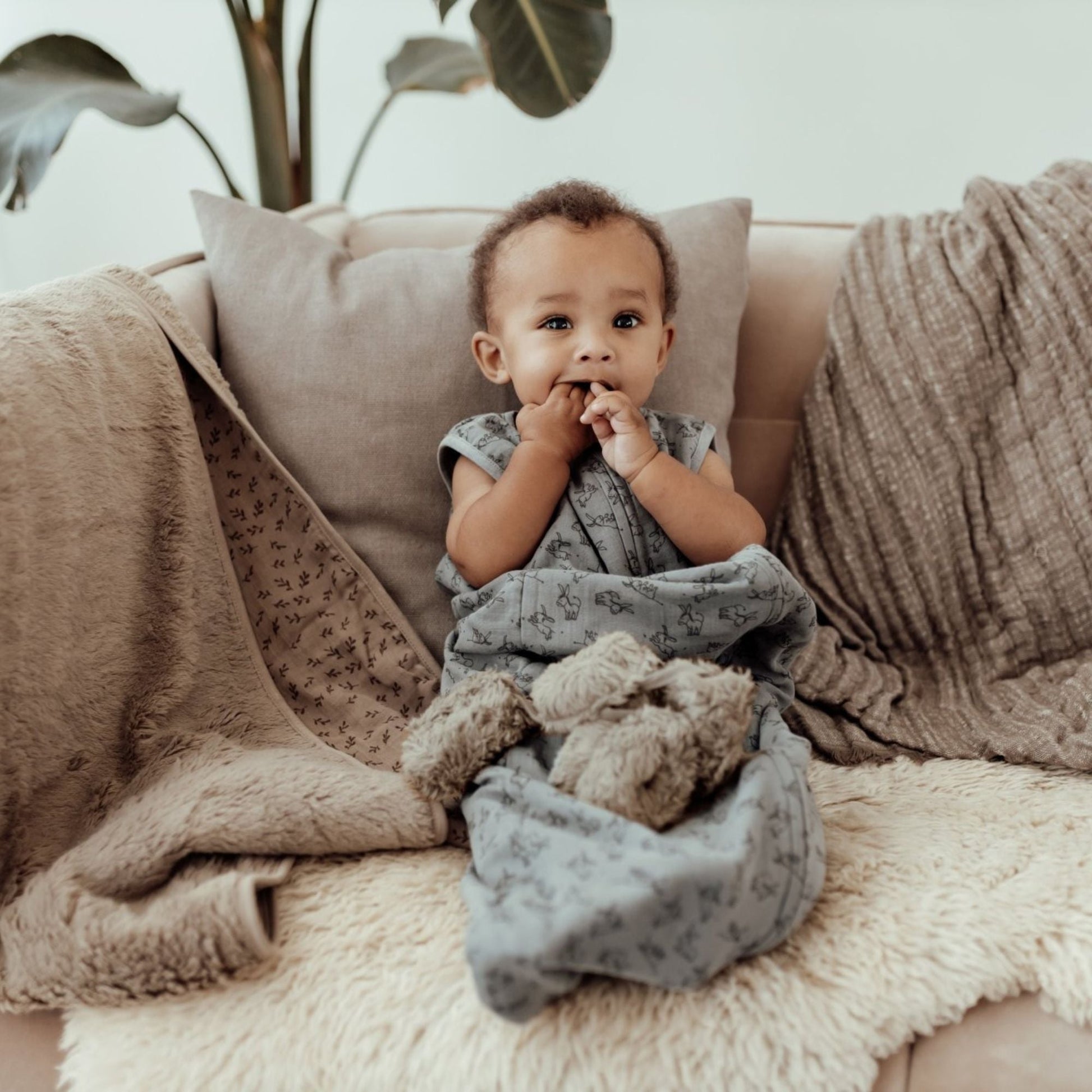 Combinaison de sommeil Bébé TOG 1.0 Printemps et été 3 - 9 mois Cloudy Grey - Combinaisons de sommeil