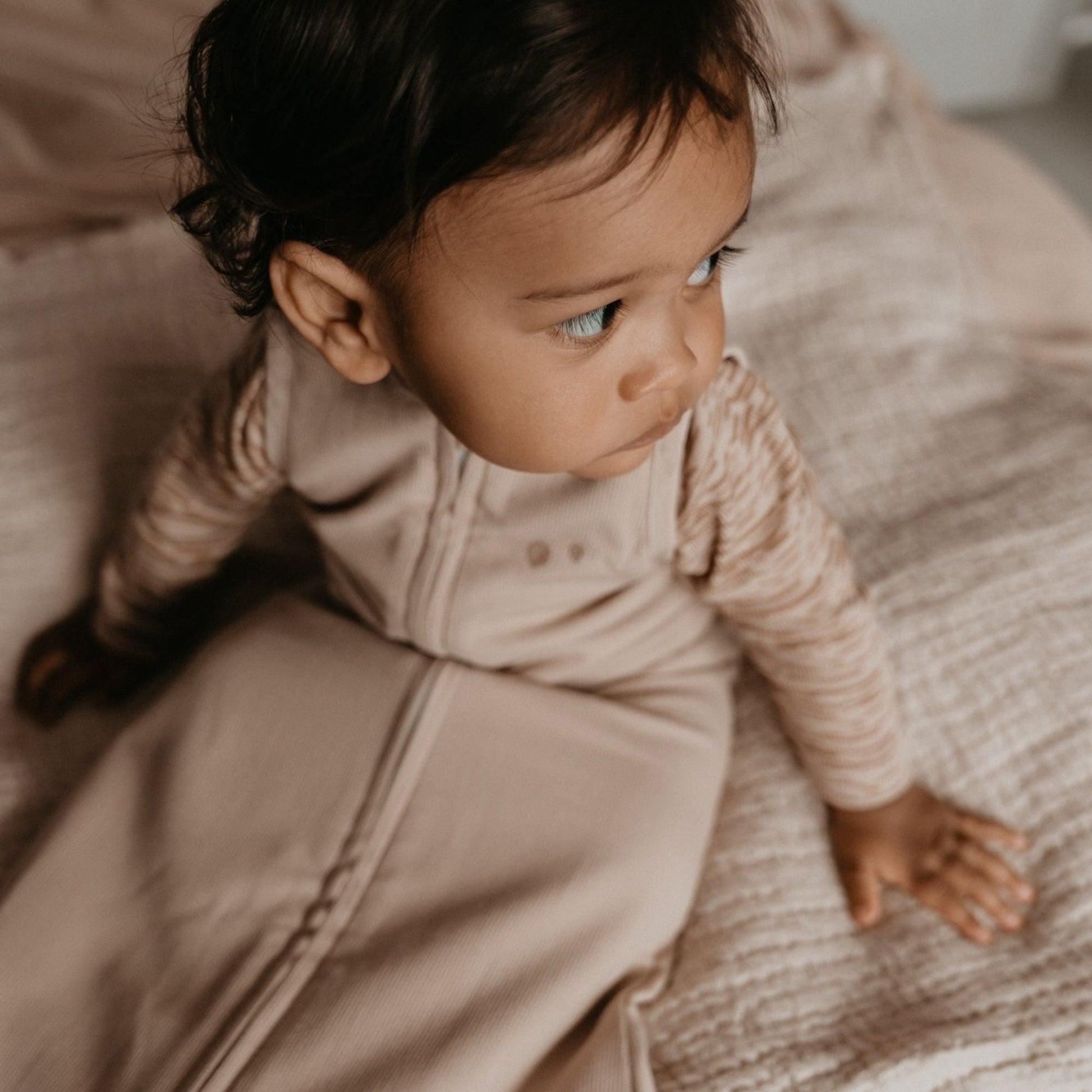 Combinaison de nuit TOG 3.0 4 saisons 3 - 9 mois Desert Sand Brown_Sleepsuits_Snoozebaby